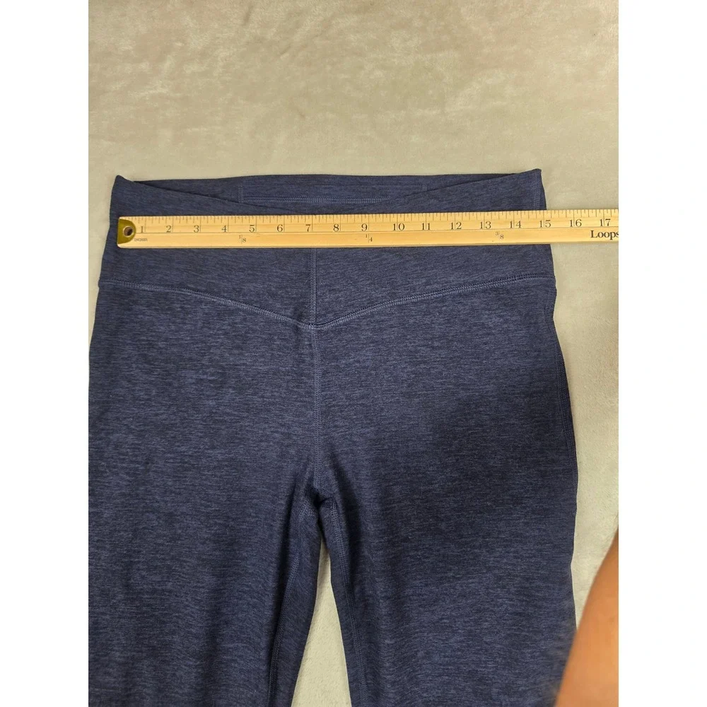 Fabletics Legging Women XL Blue Heather Cozy High-Waisted Flare Pants Yoga
